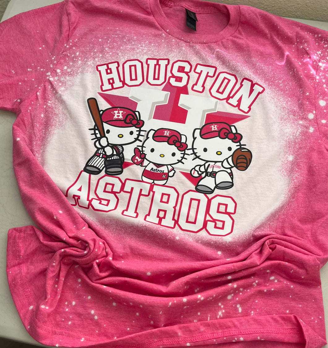 Astros Hello Kitty- Bleached