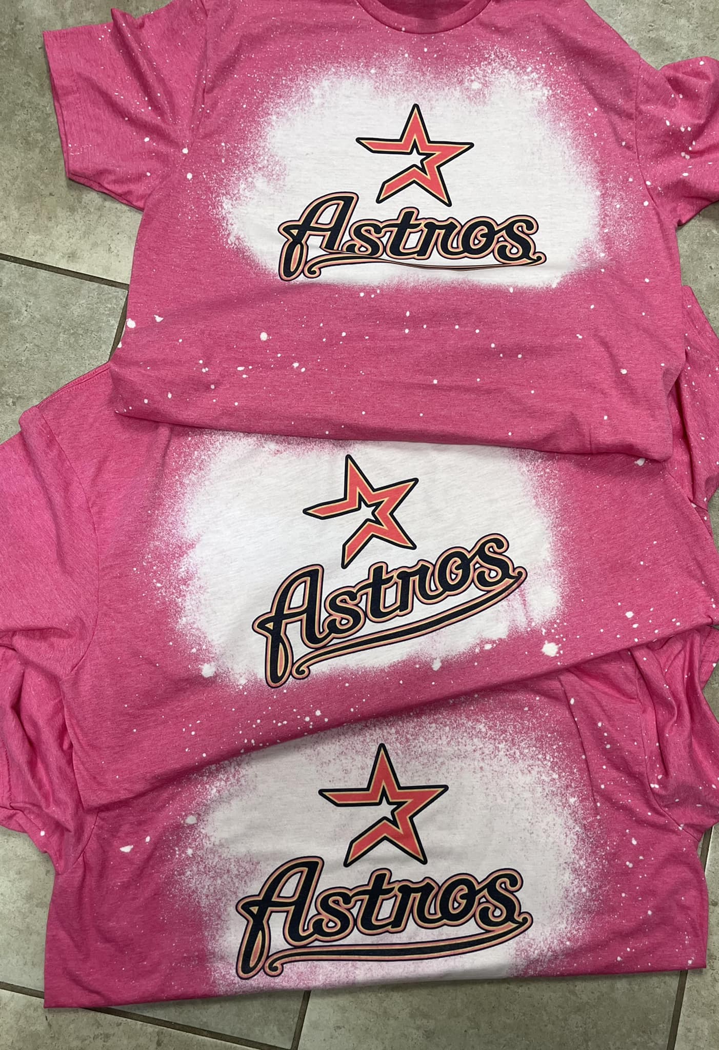 Vintage Astros- Bleached/Sublimation