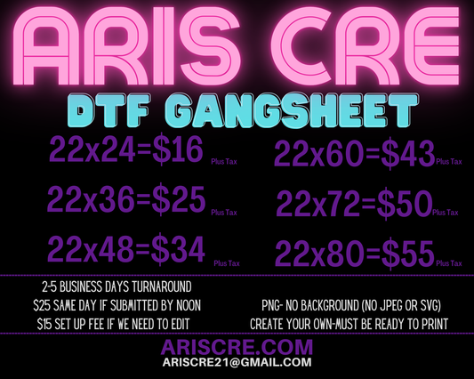 DTF Gang Sheet